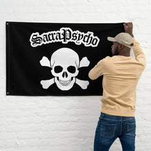 Load image into Gallery viewer, SacraPsycho Skull Flag
