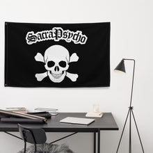 Load image into Gallery viewer, SacraPsycho Skull Flag
