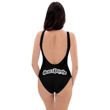 Load image into Gallery viewer, Black &amp; white One-Piece Swimsuit
