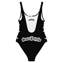 Load image into Gallery viewer, Black &amp; white One-Piece Swimsuit
