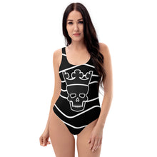 Load image into Gallery viewer, Black &amp; white One-Piece Swimsuit
