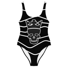 Load image into Gallery viewer, Black &amp; white One-Piece Swimsuit
