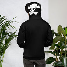 Load image into Gallery viewer, SacraPsycho Skull and bones Hoodie black
