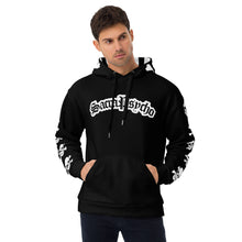 Load image into Gallery viewer, SacraPsycho Skull and bones Hoodie black
