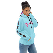 Load image into Gallery viewer, “Neon” Hoodie blizzard blue
