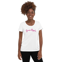 Load image into Gallery viewer, “Neon” Women&#39;s Athletic T-shirt
