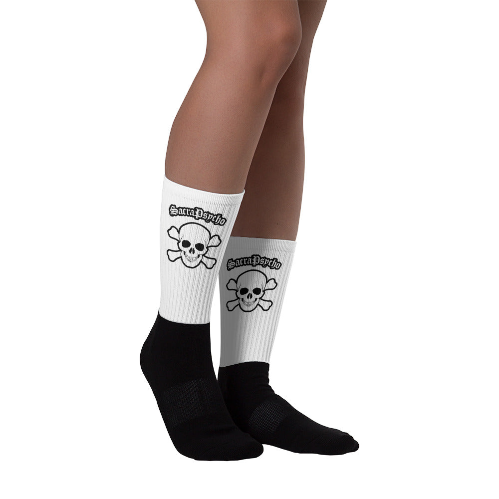 SacraPsycho Skull Socks