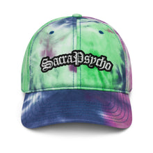 Load image into Gallery viewer, “SACRAPSYCHO” logo tie dye hat
