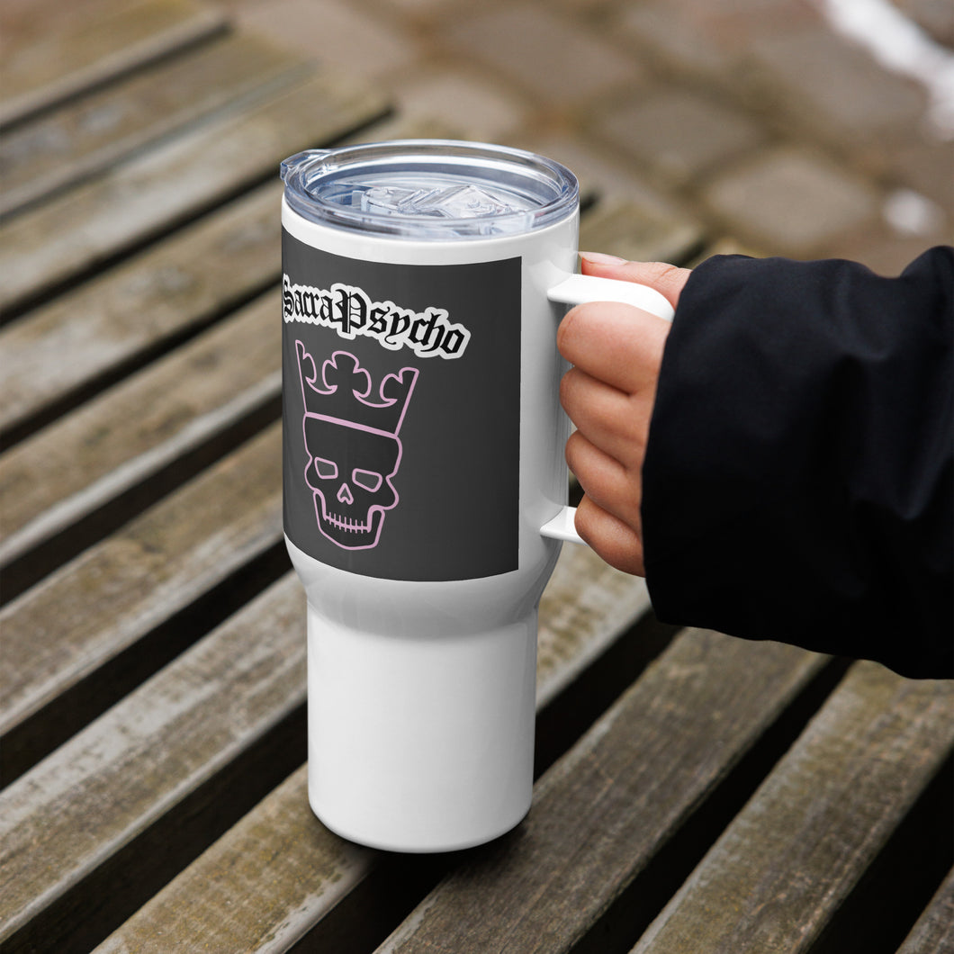 King/Queen Travel mug with a handle