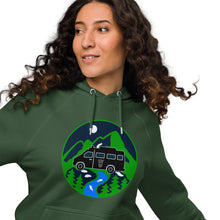 Load image into Gallery viewer, “TRAVELER” Unisex eco raglan hoodie
