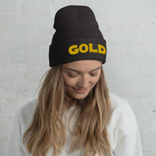 Load image into Gallery viewer, GOLD Beanie
