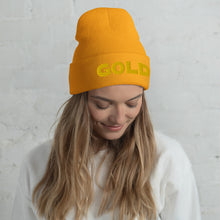 Load image into Gallery viewer, GOLD Beanie
