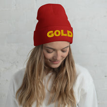 Load image into Gallery viewer, GOLD Beanie
