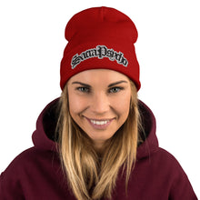 Load image into Gallery viewer, Psycho Beanie - White outline - SacraPsycho
