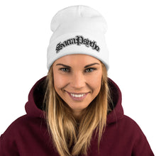 Load image into Gallery viewer, Psycho Beanie - White outline - SacraPsycho
