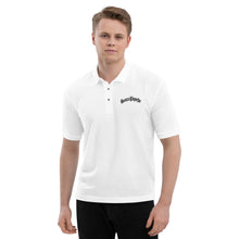 Load image into Gallery viewer, Men&#39;s Premium BroPolo - Black lettering - SacraPsycho
