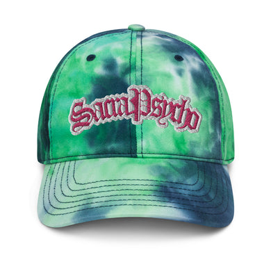 Tie dye hat - Flamingo lettering - SacraPsycho