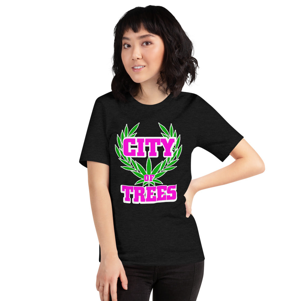 Neon City of Trees Short-Sleeve Unisex Tee